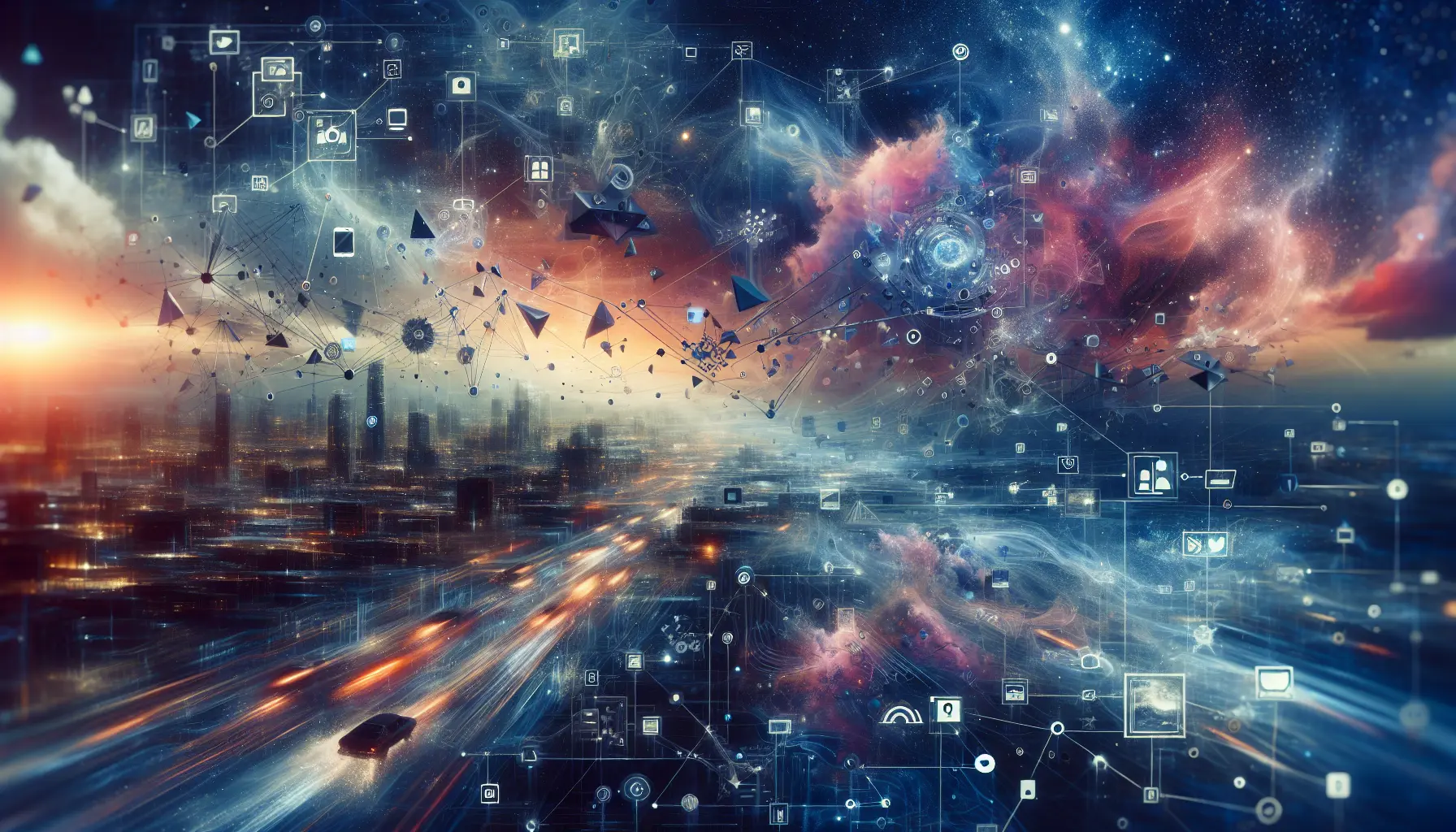 Un gruppo di amici che si divertono insieme, mentre alcuni di loro utilizzano i social media per condividere esperienze.