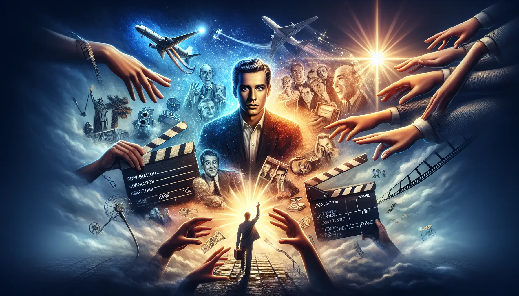 Matthew McConaughey in una scena iconica del suo film, con un sorriso carismatico e uno sguardo che trasmette passione e determinazione.