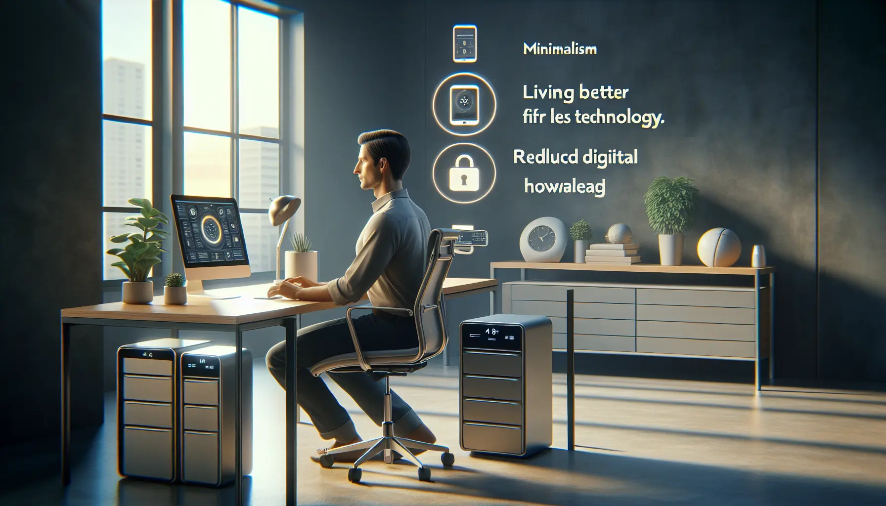 Un uomo che legge un libro all'aperto, lontano dalla tecnologia