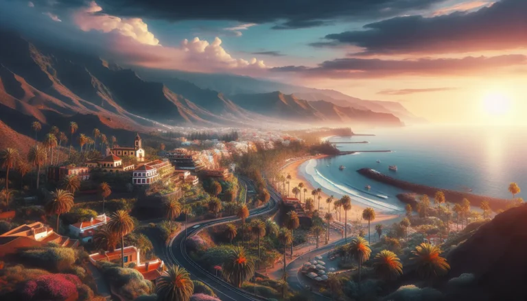 Vista panoramica del vulcano Teide e dei paesaggi naturali di Tenerife