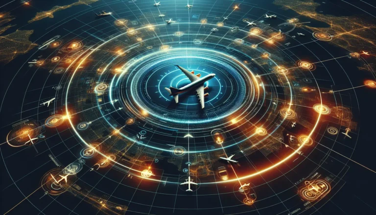 Mappa interattiva di Flightradar24 che mostra i voli aerei in tempo reale.