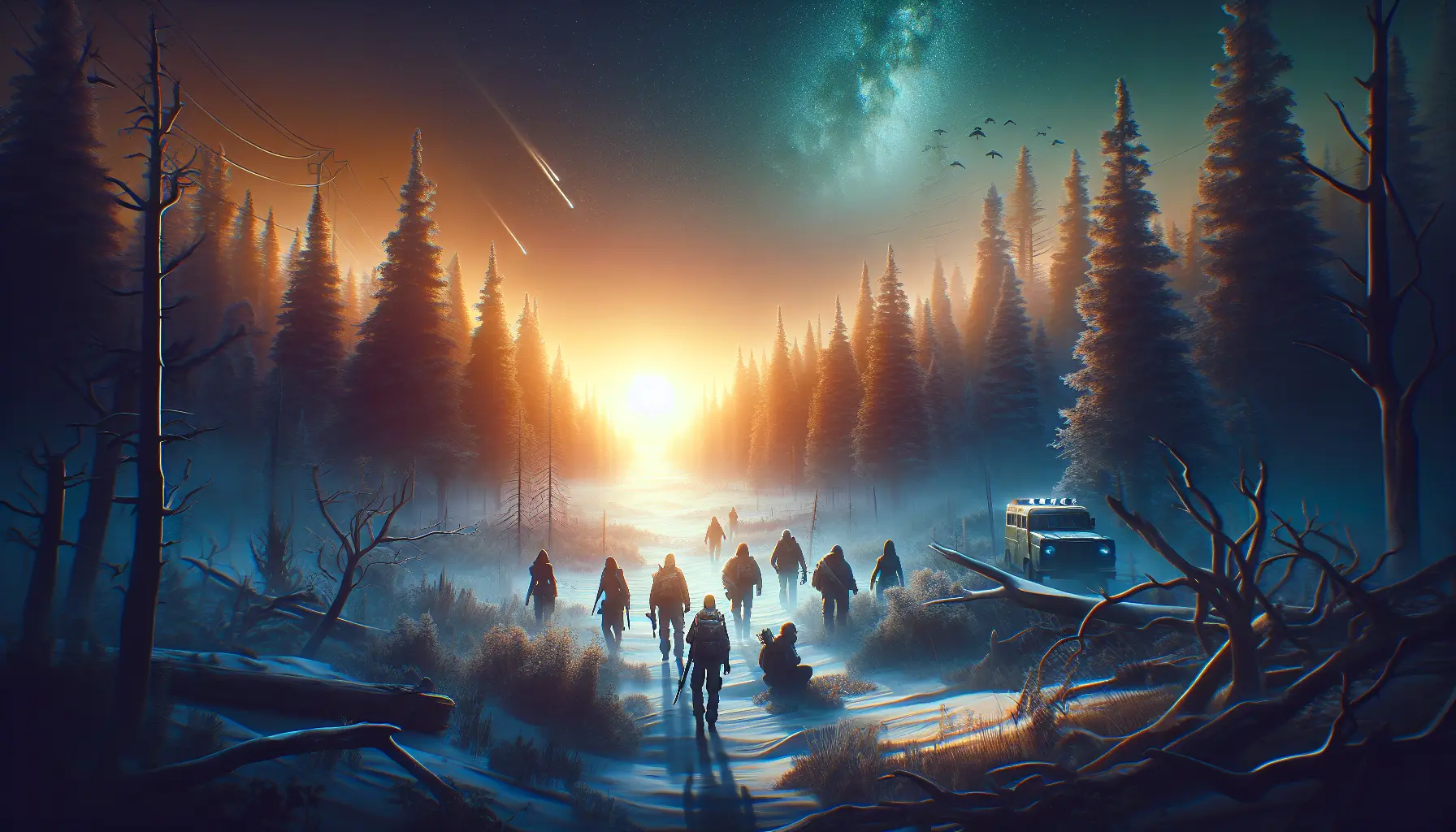 Un'immagine evocativa della serie Squid Game, con i partecipanti ai giochi e l'atmosfera inquietante che caratterizza la trama.