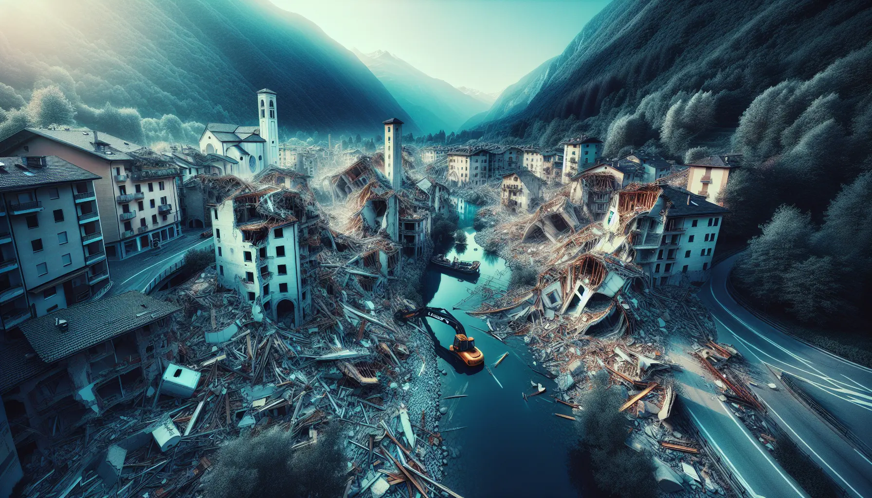 Panorama della Val di Stava con le Dolomiti sullo sfondo, simbolo di un ecosistema fragile e prezioso.