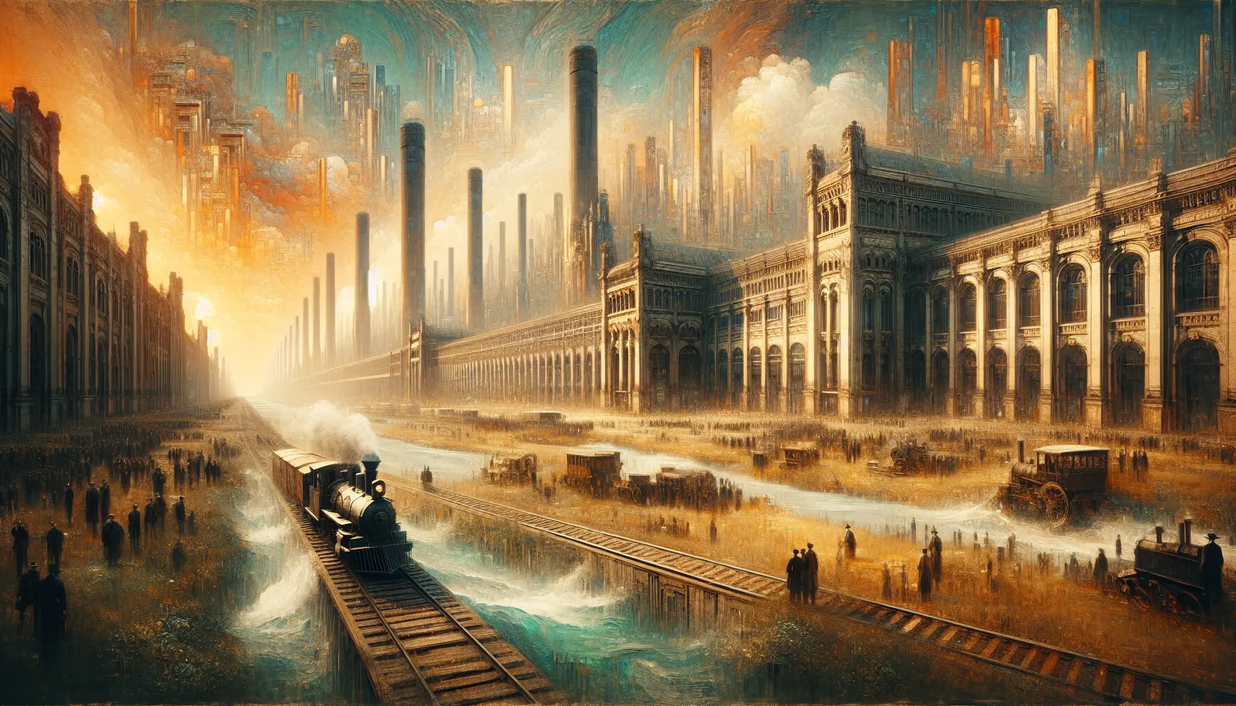 Ritratto di Iosif Stalin con sfondo storico