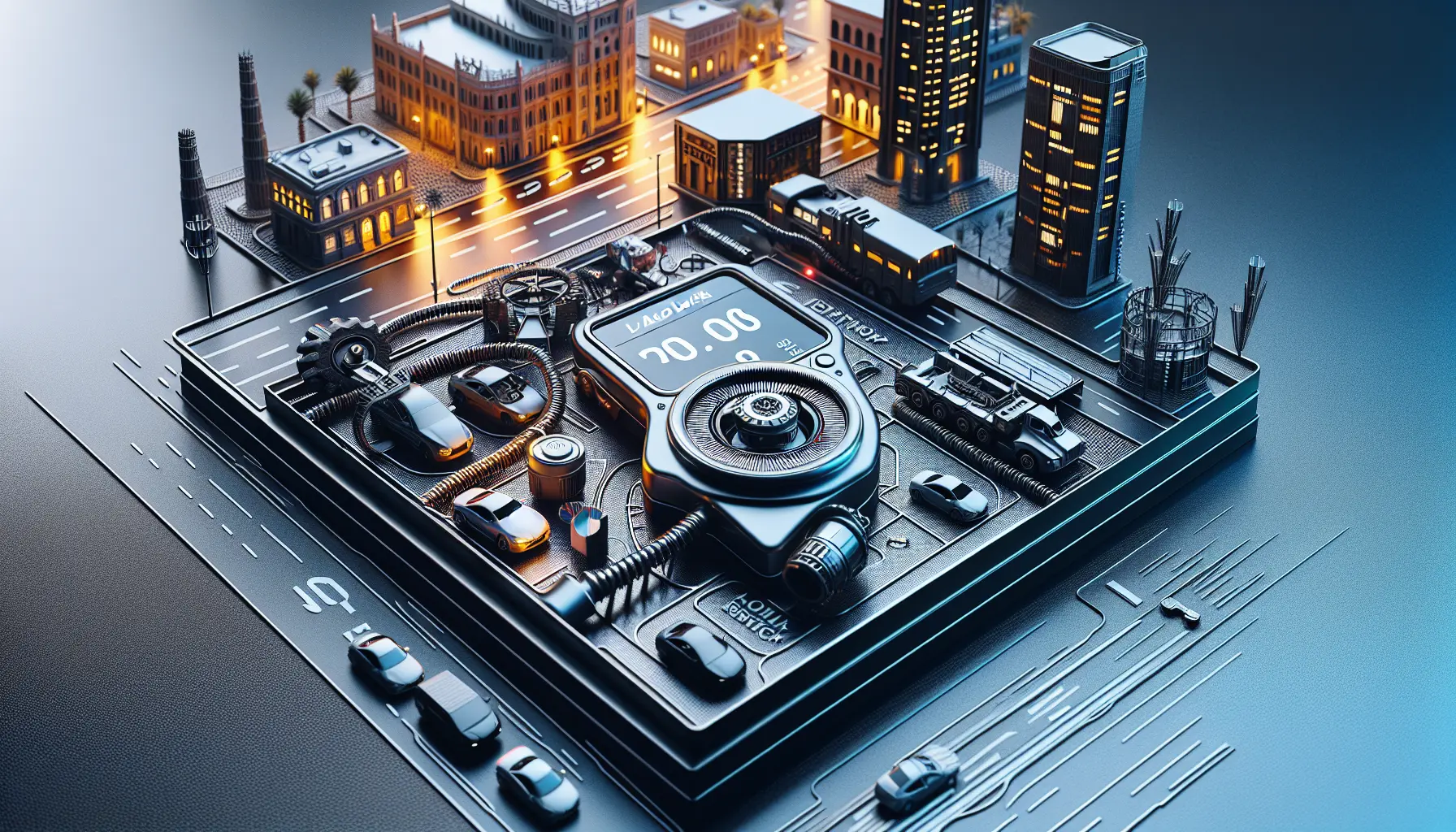 Dispositivo alcolock installato su un veicolo, pronto a garantire la sicurezza stradale