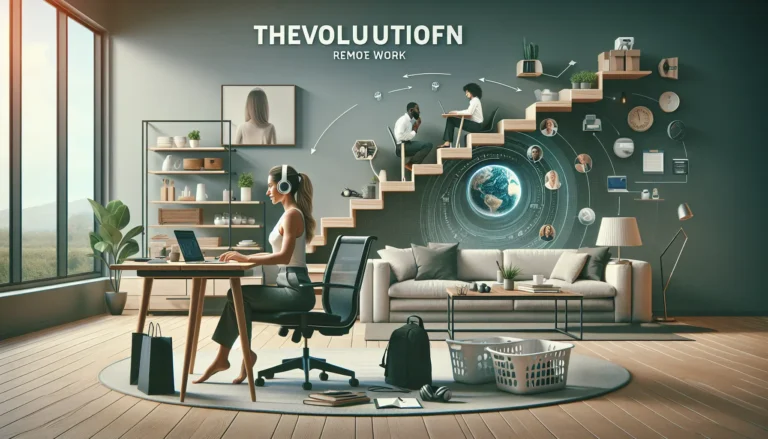 Un professionista che lavora da casa, circondato da tecnologia e comfort, rappresentando il concetto di lavoro remoto.