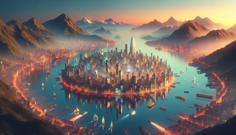 Un gruppo di persone di diverse etnie che parlano lingue diverse, simboleggiando la diversità linguistica e culturale.