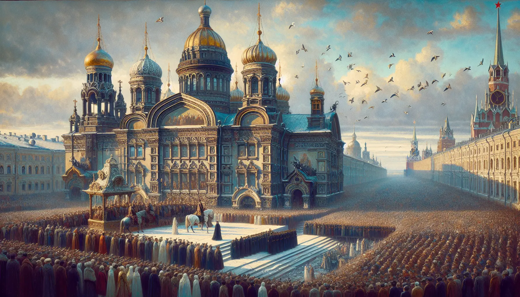Ritratto di Nicola II Romanov, l'ultimo imperatore di Russia, in uniforme imperiale.