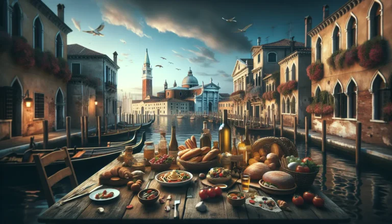 Un tavolo imbandito con piatti tradizionali, simbolo delle tradizioni culinarie da riscoprire.