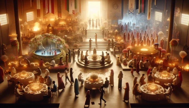 Celebrazioni di riti di passaggio con elementi culturali e simbolici