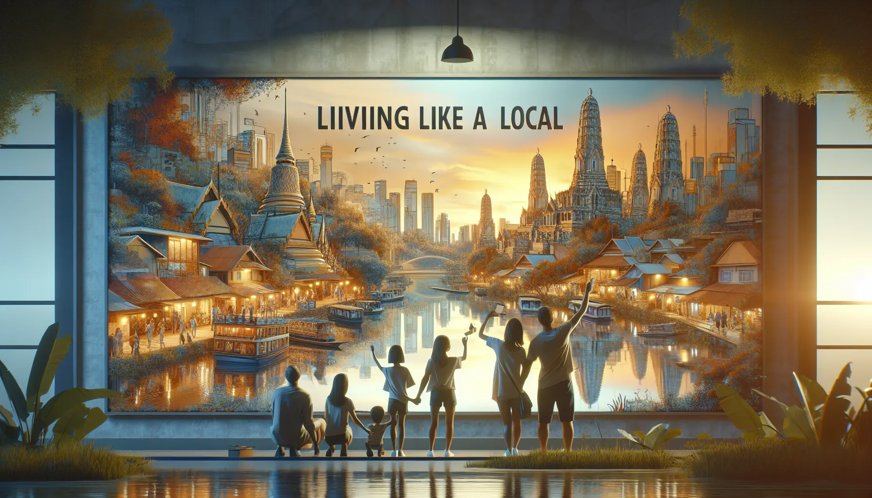 Una famiglia sorridente che partecipa a un laboratorio di cucina locale, preparando un piatto tradizionale con ingredienti freschi.