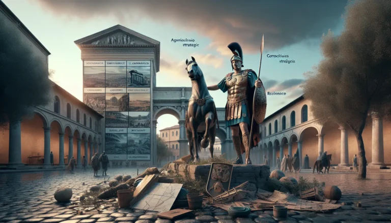 Rappresentazione artistica di Annibale Barca mentre attraversa le Alpi con il suo esercito