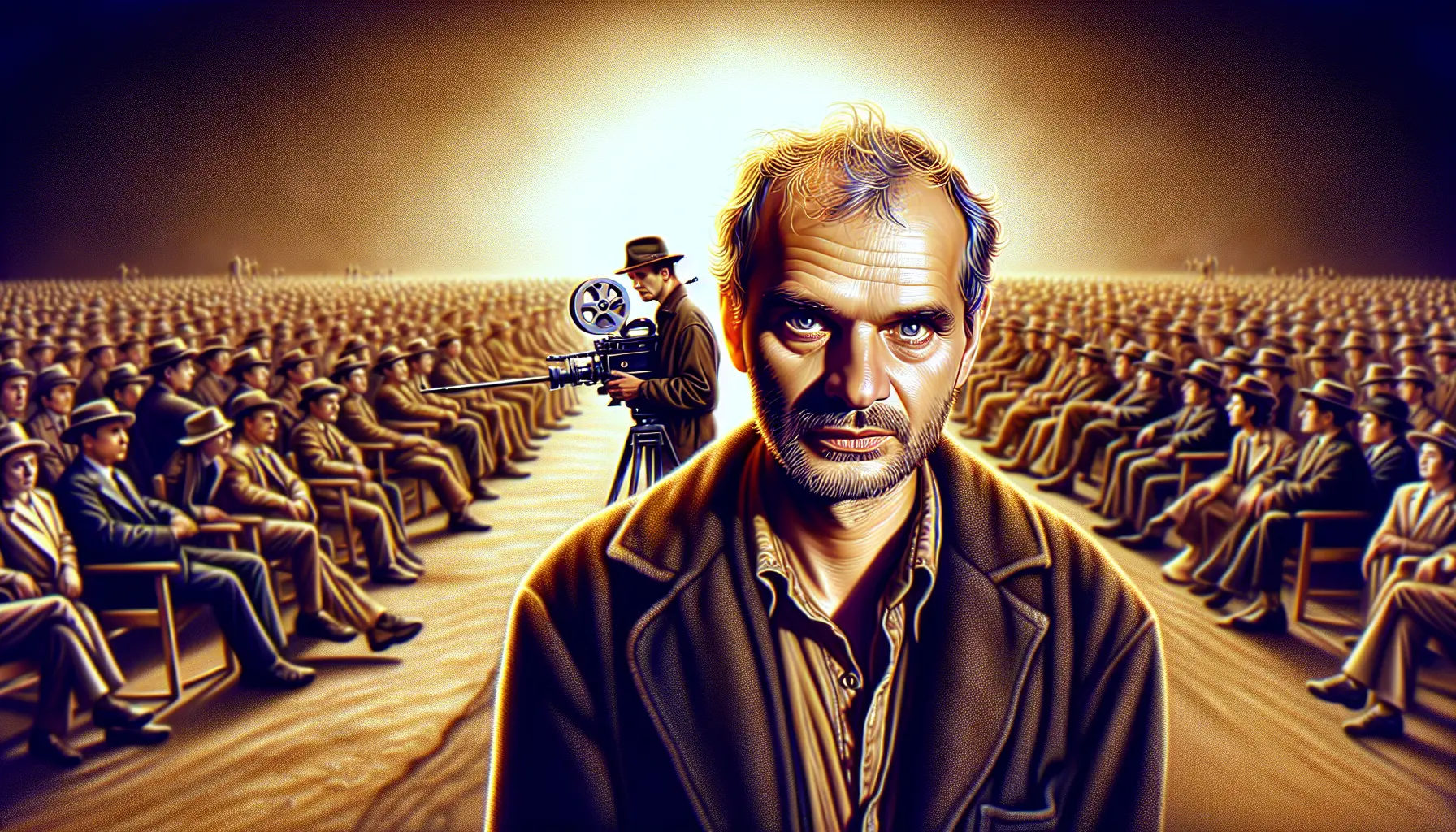 Un collage di scene iconiche dai film di Quentin Tarantino, evidenziando il suo stile unico e i personaggi memorabili.