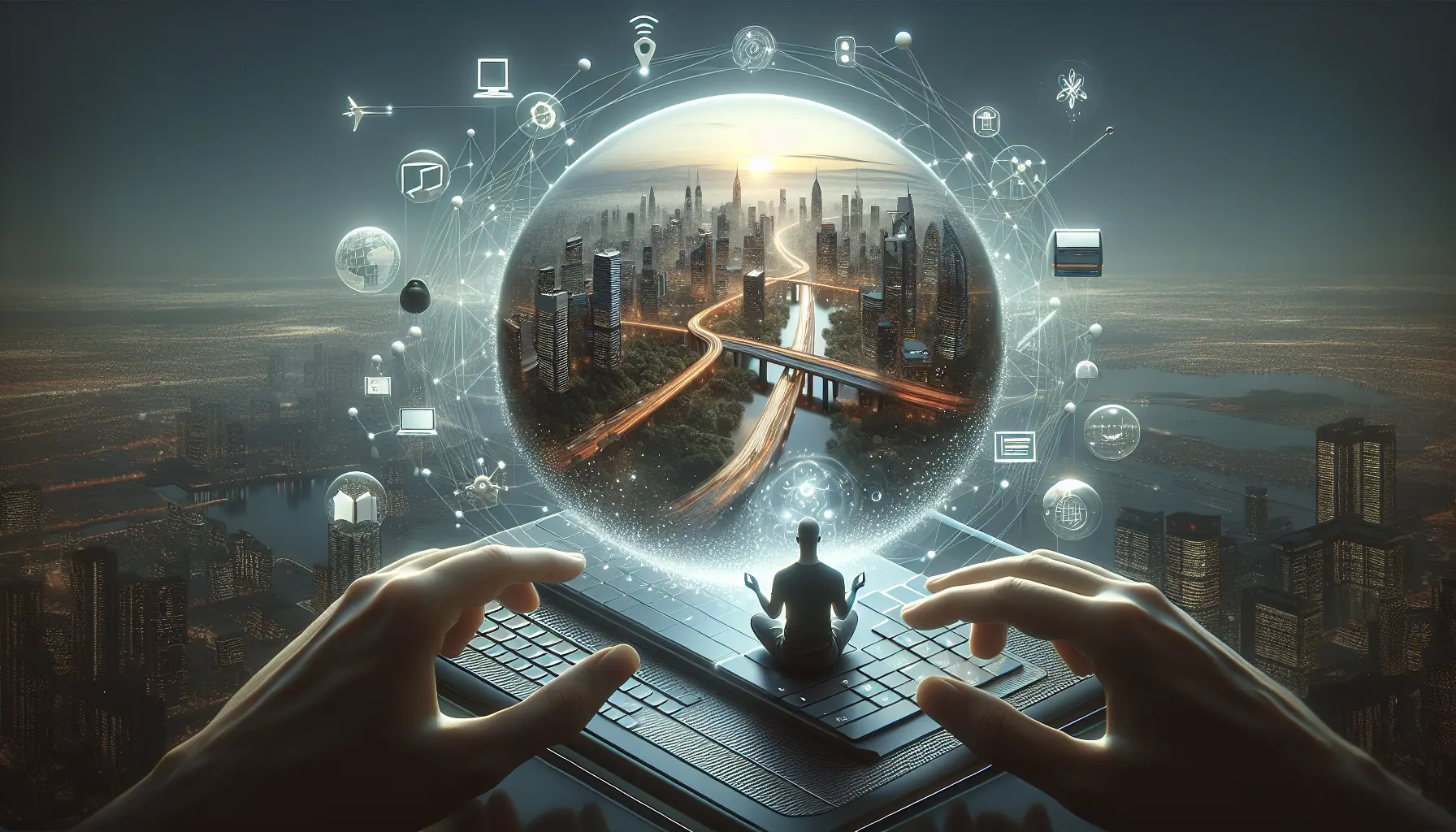 Un ambiente minimalista e ordinato, rappresentante uno stile di vita sereno e semplificato.