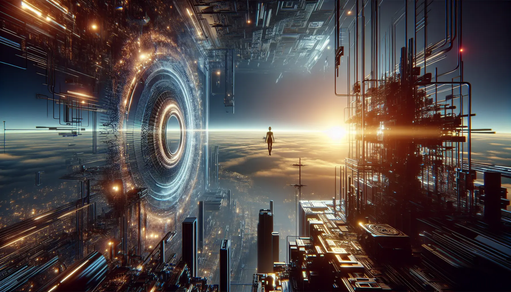 Un'immagine che rappresenta l'innovazione tecnologica di NVIDIA, con chip grafici e applicazioni di intelligenza artificiale.