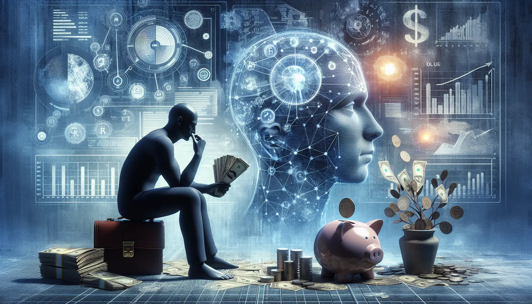 Rappresentazione visiva delle emozioni che influenzano le decisioni finanziarie