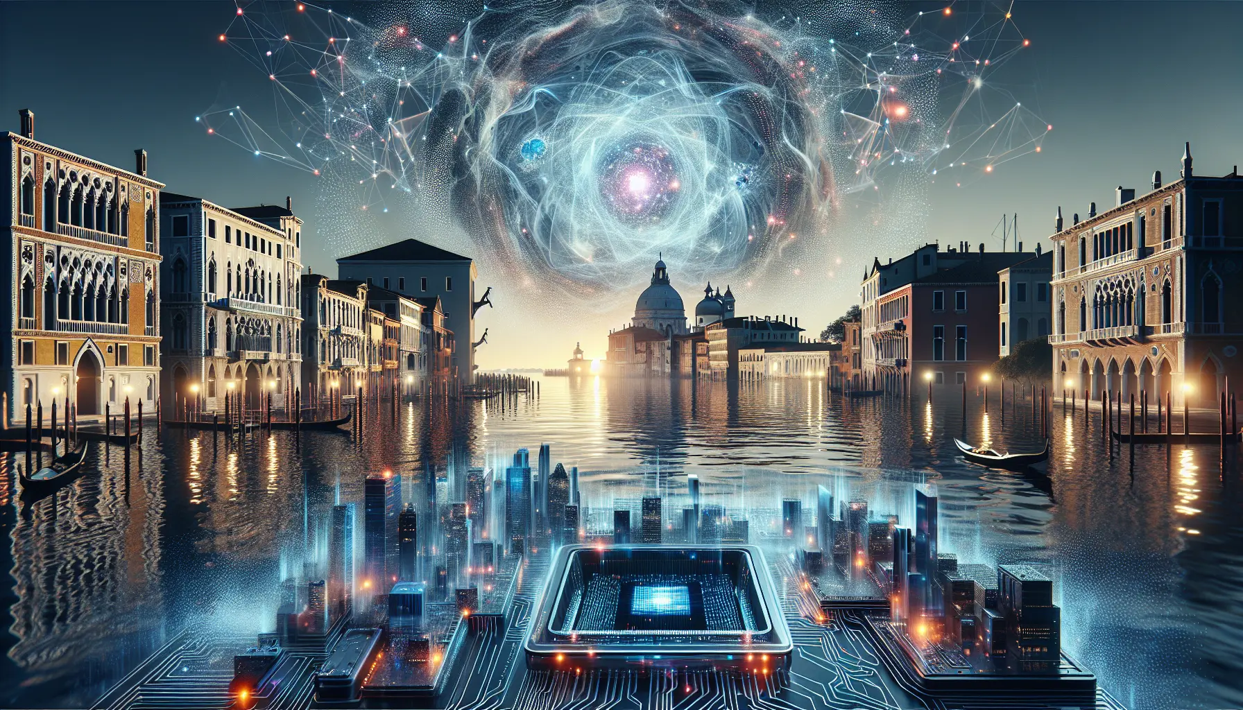 Un computer quantistico in un laboratorio, simbolo della rivoluzione tecnologica in atto.