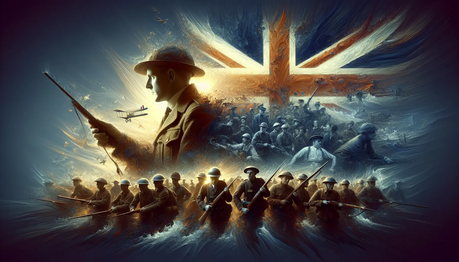 Winston Churchill in un momento emblematico durante un discorso, simbolo di resilienza e leadership.