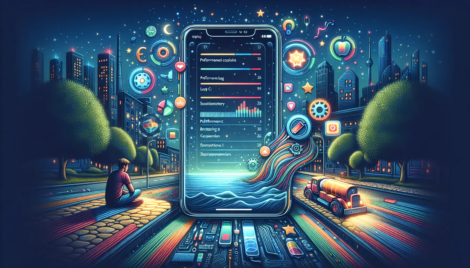 Utente che esplora le funzionalità di un dispositivo Apple con iOS 26