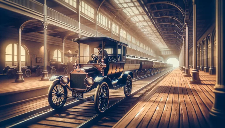 Un'immagine della Ford Model T, un'auto storica simbolo di innovazione e accessibilità.