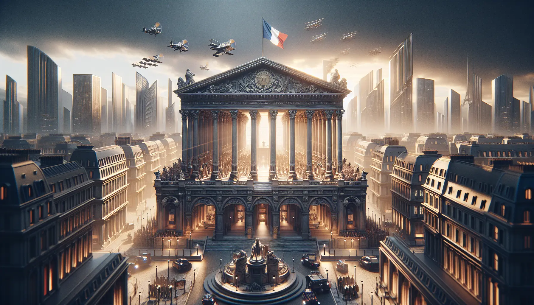 Rappresentazione artistica della Prima Repubblica Francese, simbolo di libertà e cambiamento.