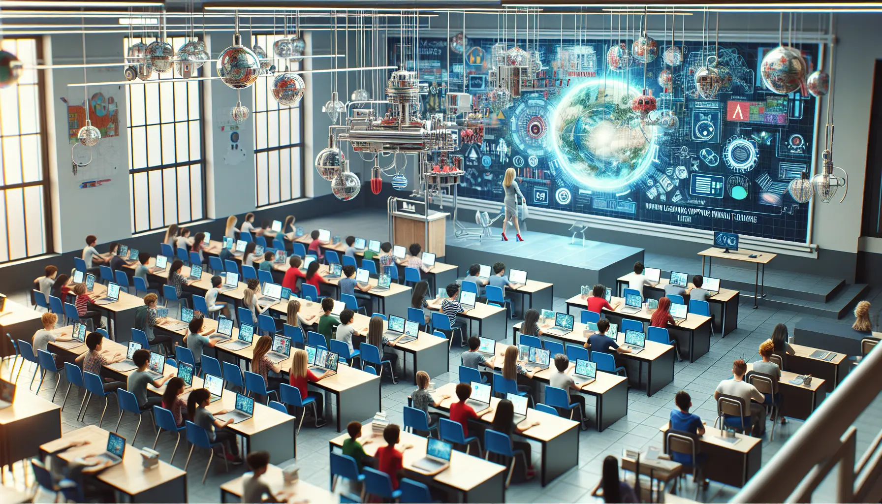 Studente che utilizza un computer per apprendere in modo personalizzato