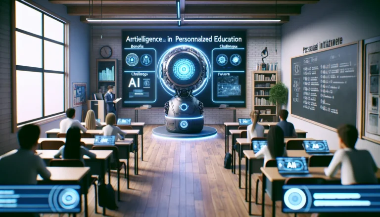 Studente che utilizza un tablet per apprendere con strumenti di intelligenza artificiale