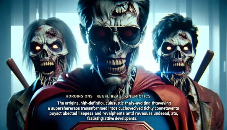 Illustrazione di supereroi trasformati in zombie nell'universo Marvel