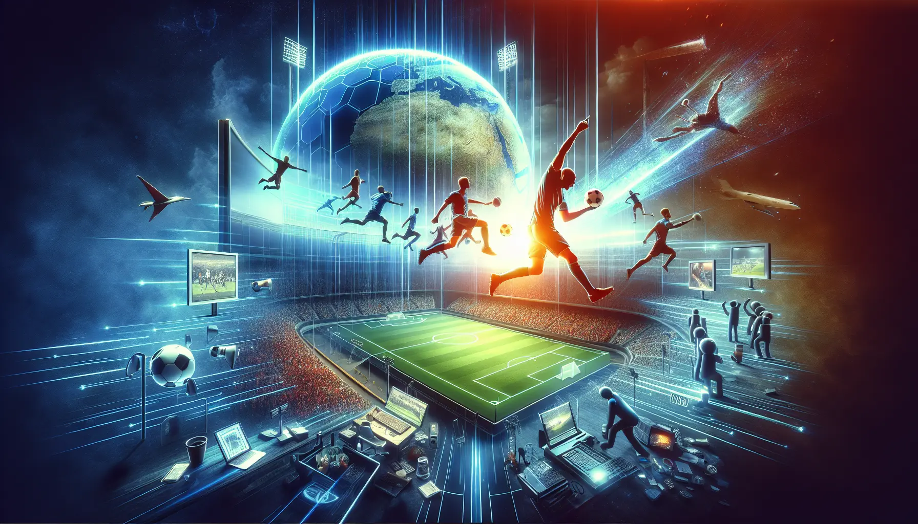 Immagine di un appassionato di sport che guarda una partita in streaming su DAZN