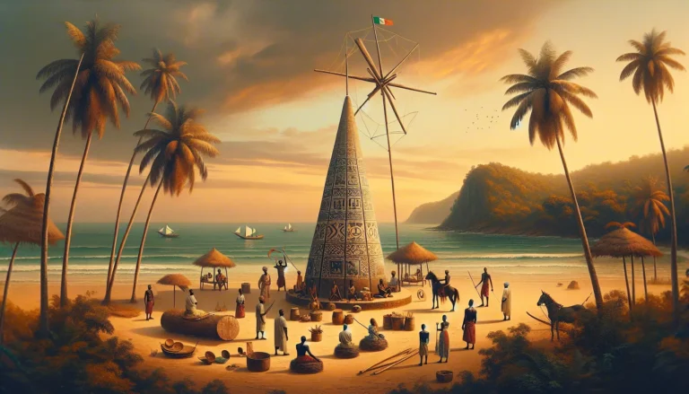 Vista panoramica delle Isole Bijagos con spiagge bianche e acque cristalline