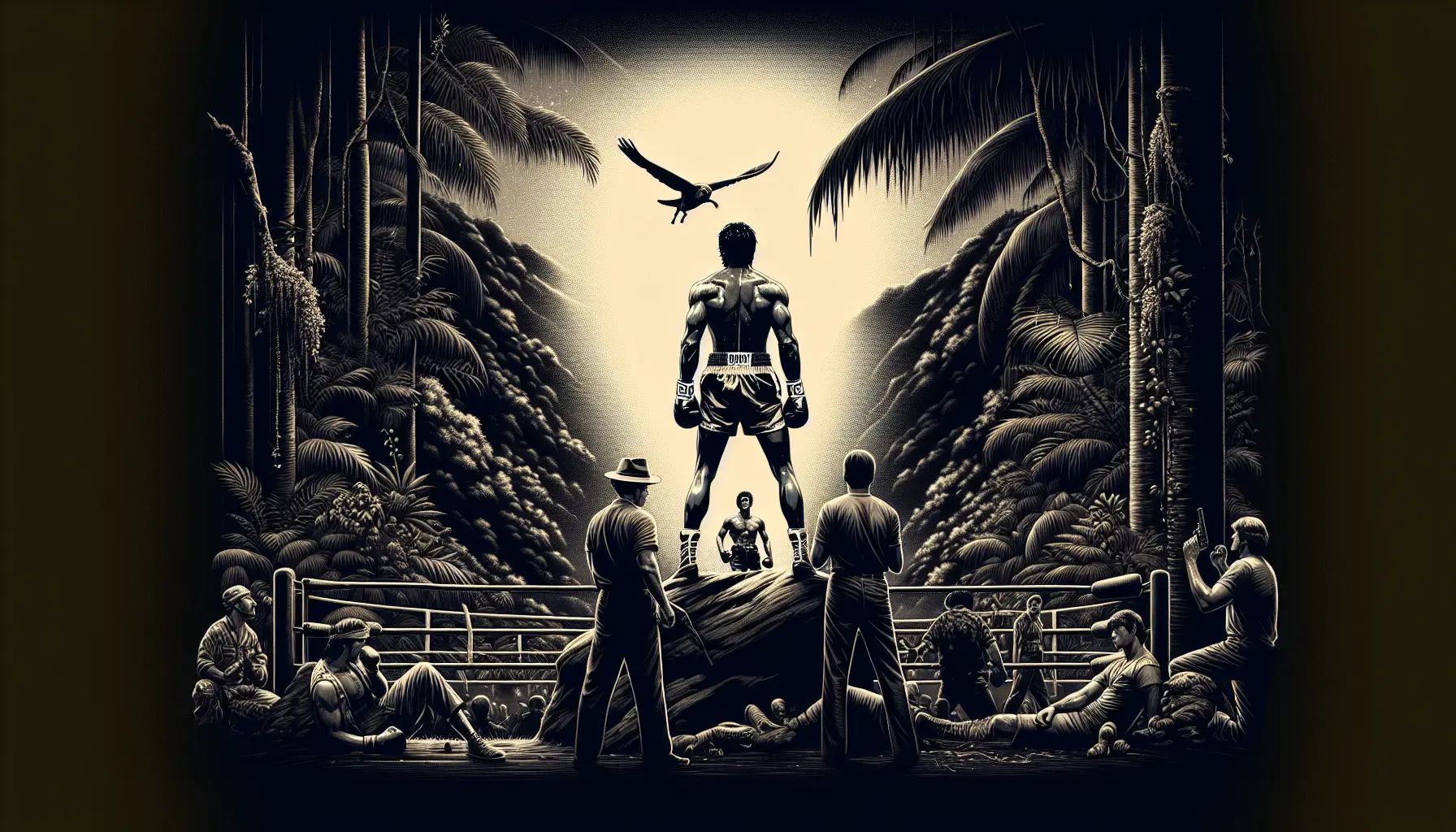 Un'immagine di Sylvester Stallone mentre recita in un film iconico, rappresentante la sua influenza nel mondo del cinema.