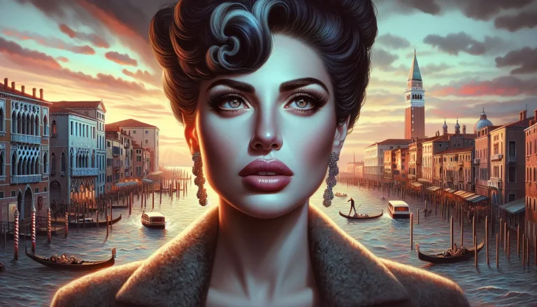 DJ Ema Stokholma mentre si esibisce in un festival musicale, circondata da luci e fan entusiasti.