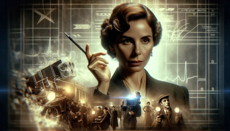 Emma Thompson sul set di un film, esprimendo tutta la sua versatilità e talento.