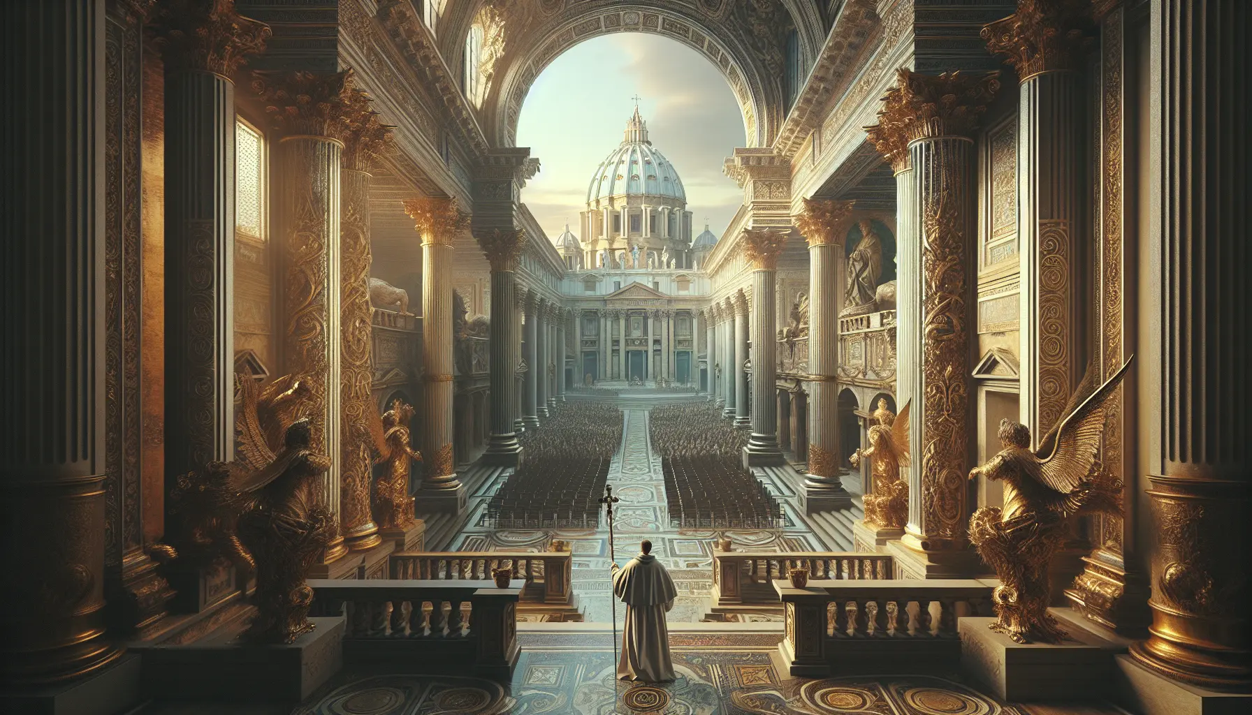 Ritratto di Giovanni XIII, il 133º papa della Chiesa cattolica, simbolo di riforma e impegno per la pace nel X secolo.