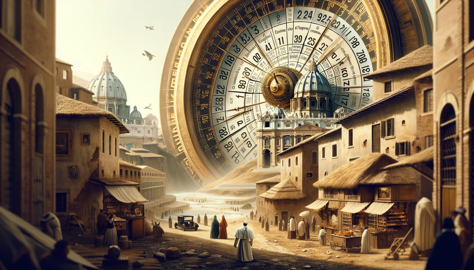 Un'immagine che rappresenta un calendario con date importanti evidenziate, simbolo della misurazione del tempo nella storia.
