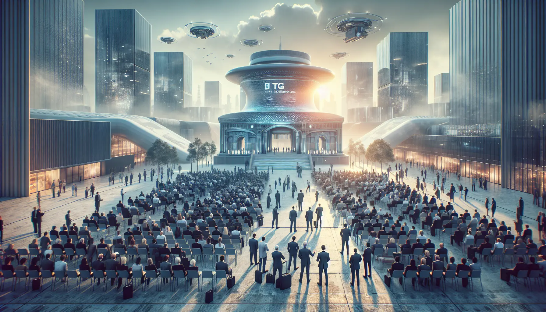 Professionisti del turismo al TTG Rimini discutono innovazioni e tendenze del settore.