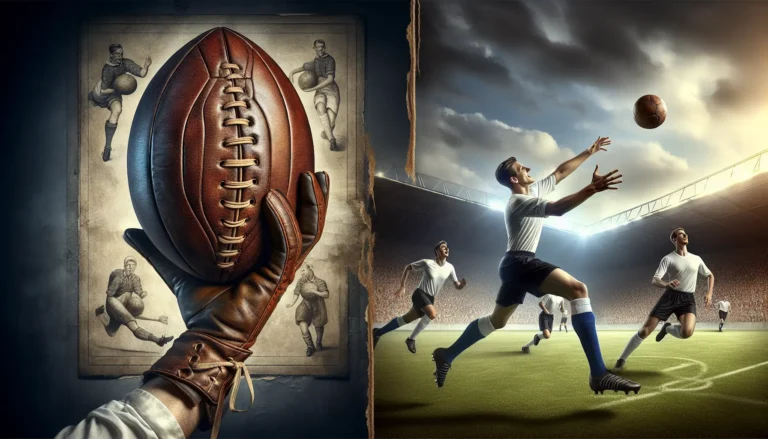 Un gruppo di calciatori in azione durante una partita di calcio, rappresentando la passione e l'energia del gioco.