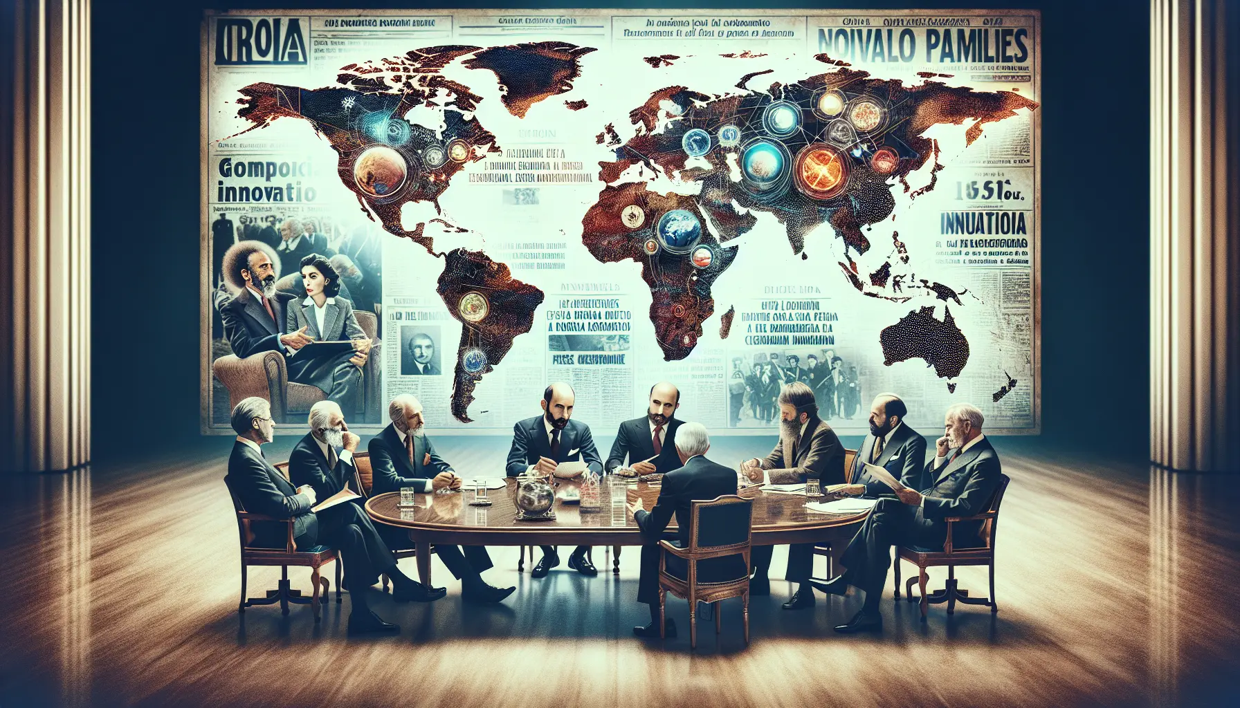 Ritratto di Leonid Il'ič Brežnev, leader sovietico, mentre presiede una riunione ufficiale.