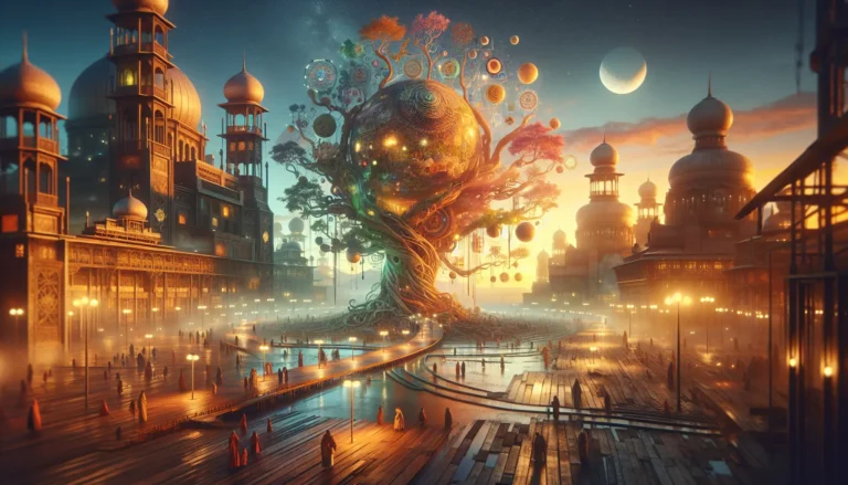 Un gruppo di persone che celebrano una lingua tradizionale durante un festival culturale.