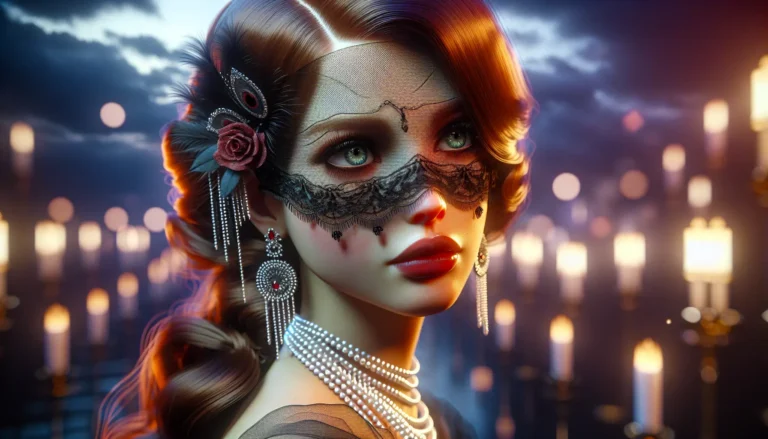 Rappresentazione artistica di Mata Hari in costume da danza, simbolo di bellezza e mistero.