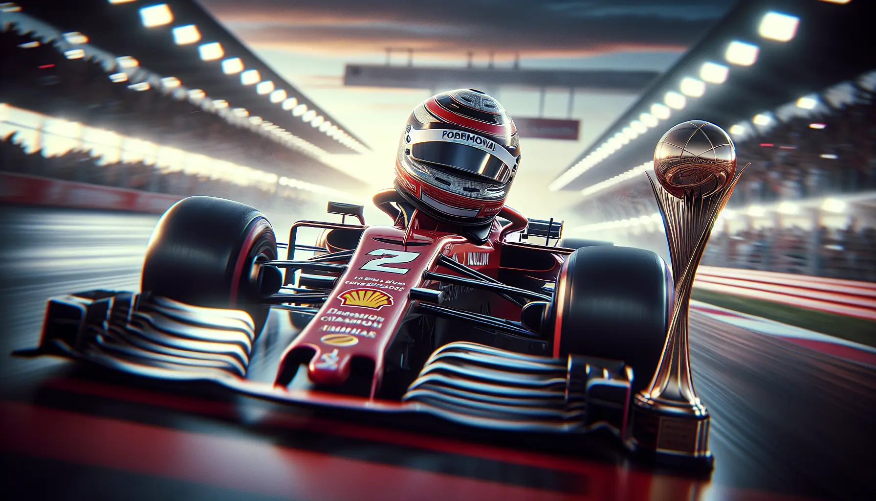 Immagine di Michael Schumacher in azione durante una gara di Formula 1, simbolo di velocità e determinazione.