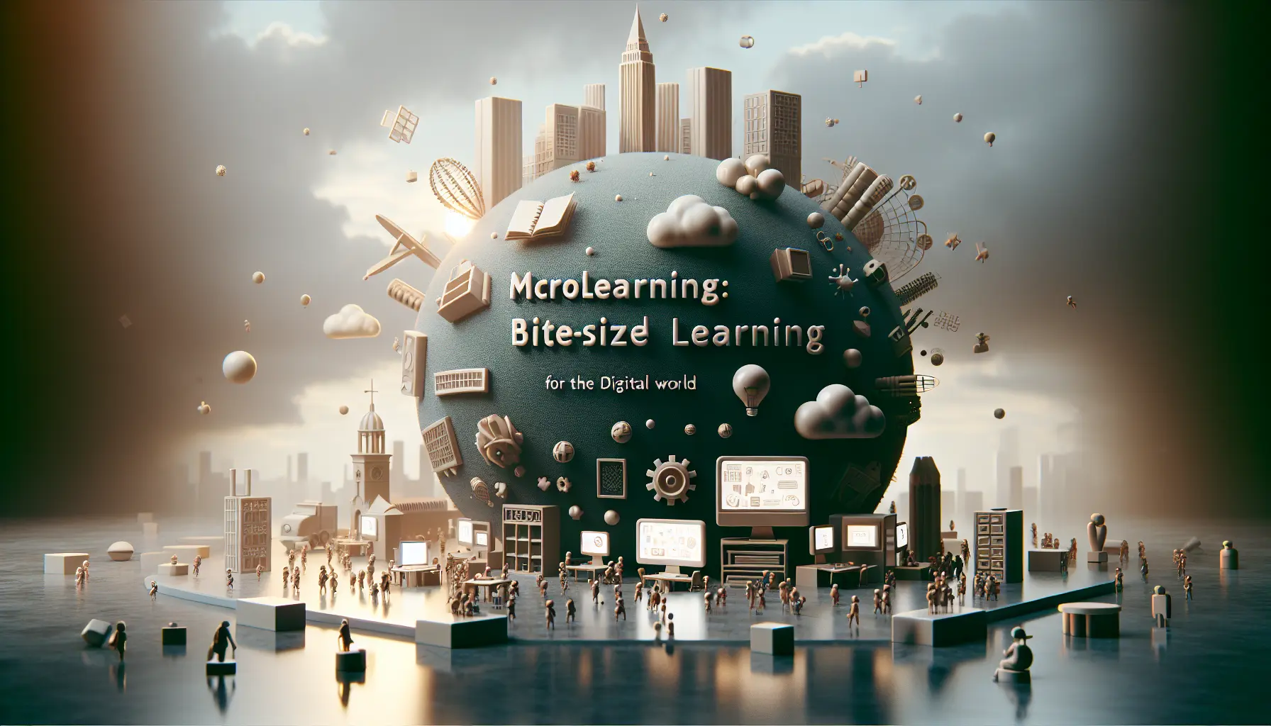 Un ragazzo che studia con un tablet, immerso in un ambiente luminoso e stimolante, mentre apprende attraverso brevi video e quiz interattivi.