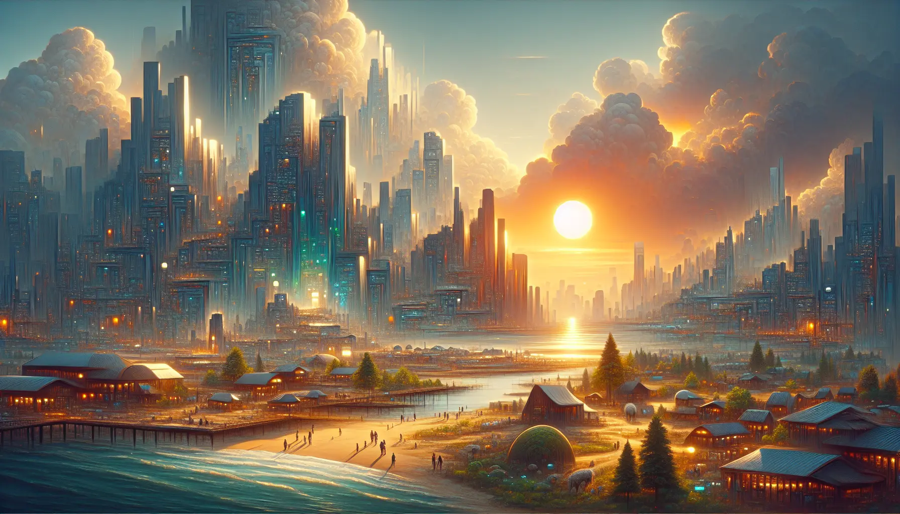 Abbigliamento realizzato con materiali sostenibili e innovativi, rappresentando la moda etica.