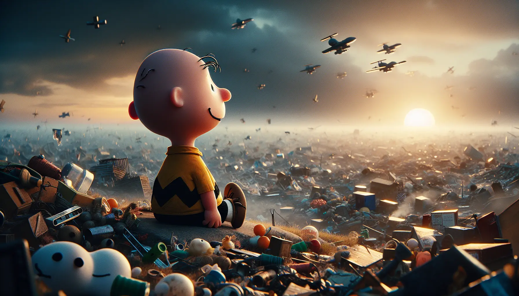 Illustrazione di Charlie Brown e Snoopy, protagonisti del fumetto Peanuts di Charles M. Schulz.