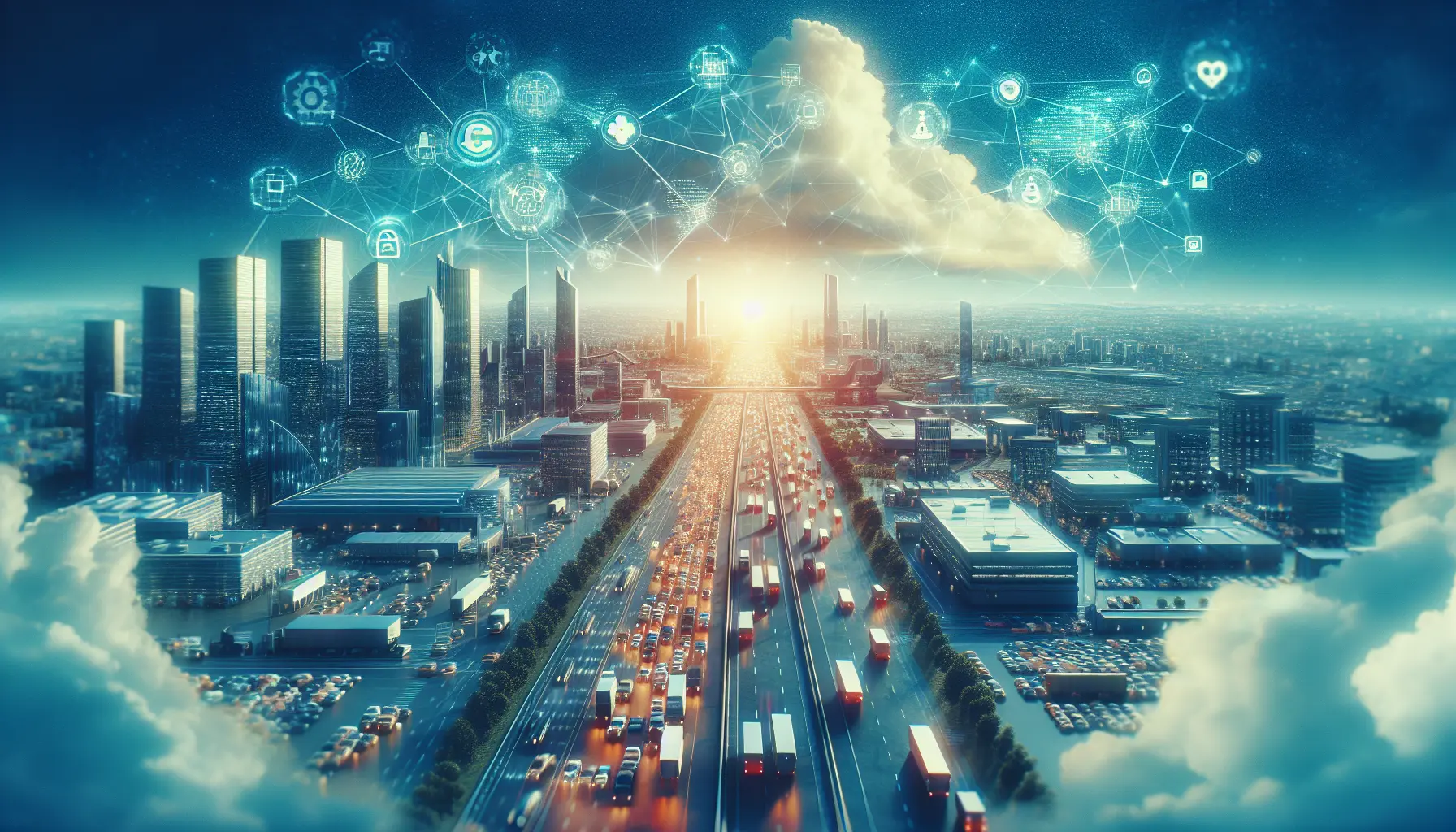 Rappresentazione visiva della tecnologia blockchain e delle sue applicazioni innovative nel mondo moderno.