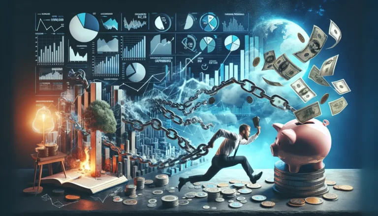 Un grafico che mostra la crescita degli investimenti nel tempo, simbolo di indipendenza finanziaria