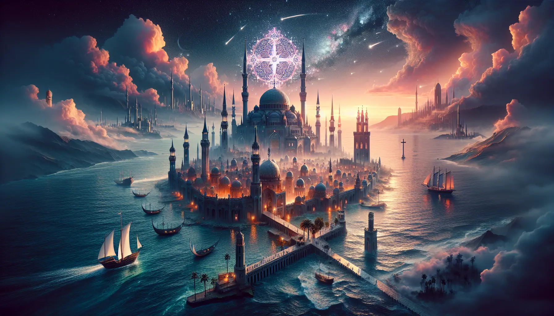 Un'immagine storica che rappresenta la prima crociata, con crociati in marcia verso Gerusalemme.