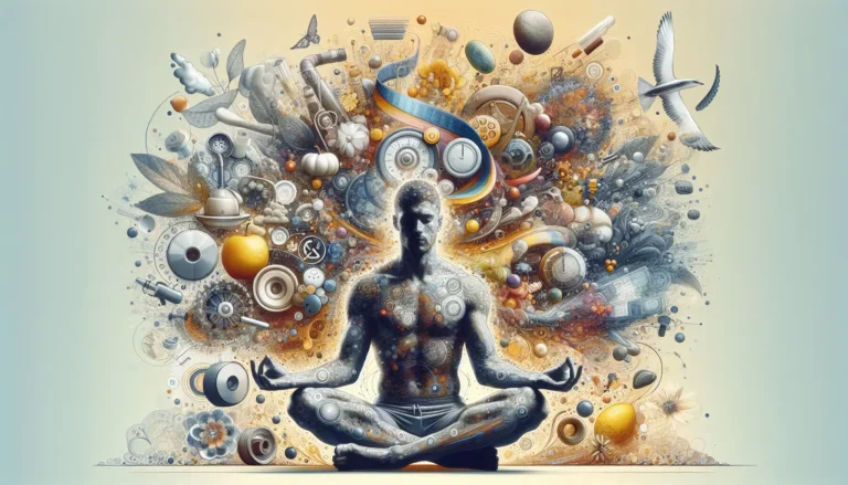 Una persona che pratica il self-care in un ambiente sereno, circondata da piante e luce naturale.