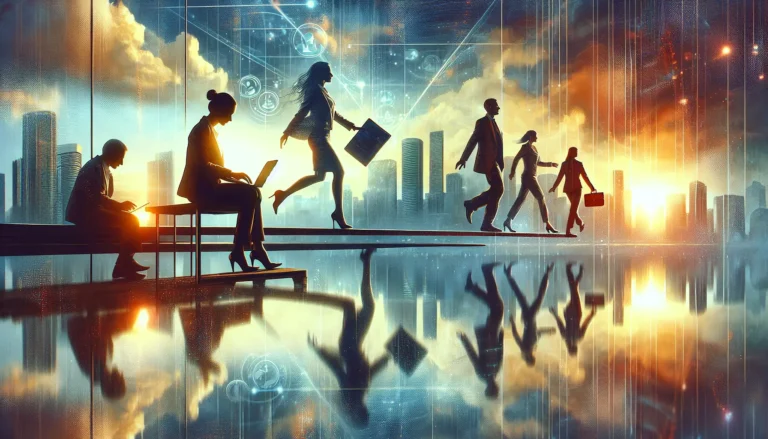 Una persona che lavora da casa, circondata da piante e luce naturale, rappresentando l'equilibrio tra vita privata e professionale nel lavoro ibrido.