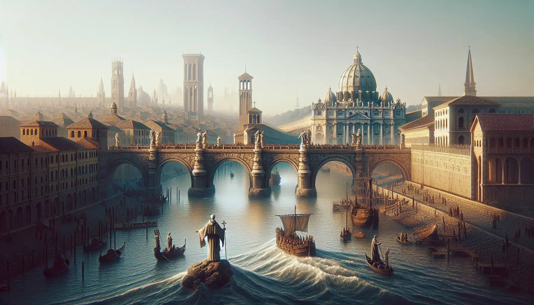 Ritratto di Papa Martino IV, simbolo di unione tra Francia e Italia nel Medioevo